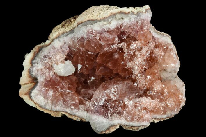 Pink Amethyst Geode Section - Argentina #124184